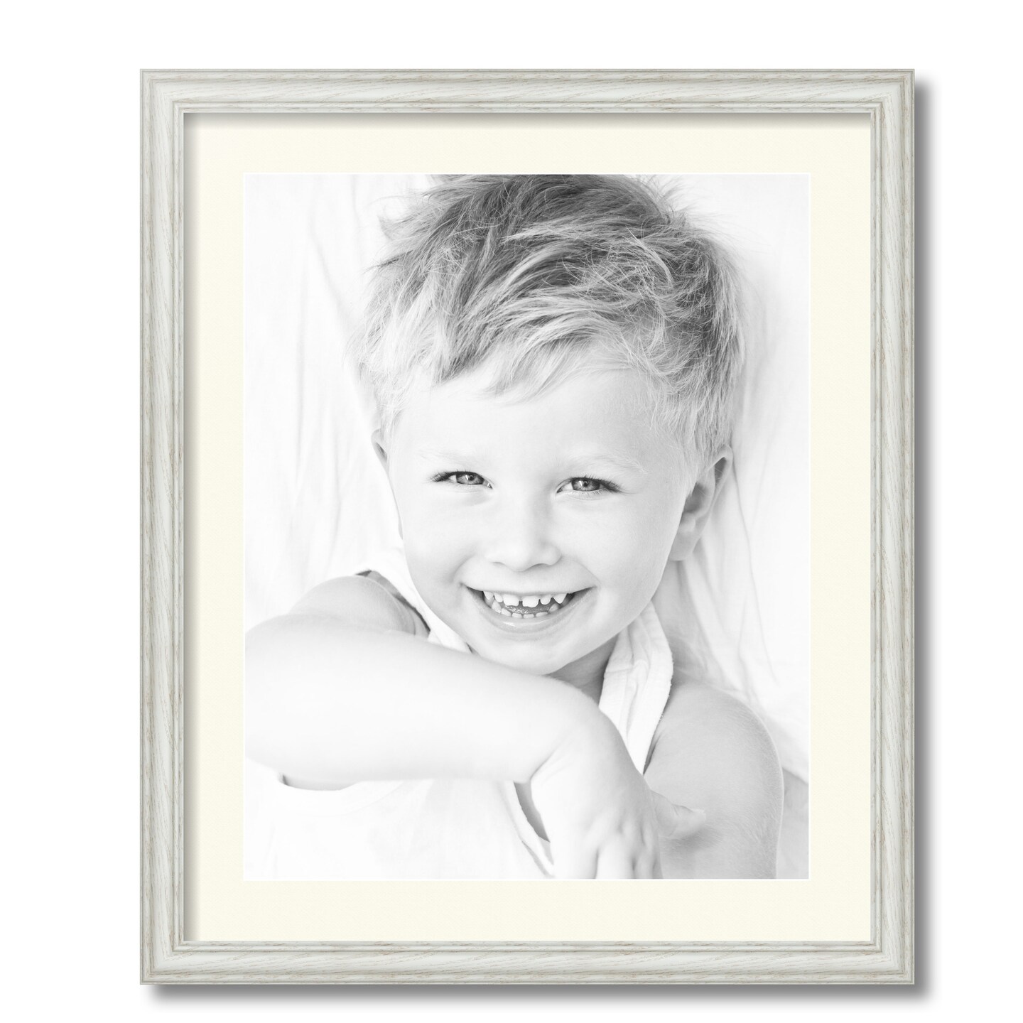 ArtToFrames 20x24 Matted Picture Frame with 16x20 Single Mat Photo  Opening Framed in 1.25 White and 2 Mat (FWM-4098-20x24)