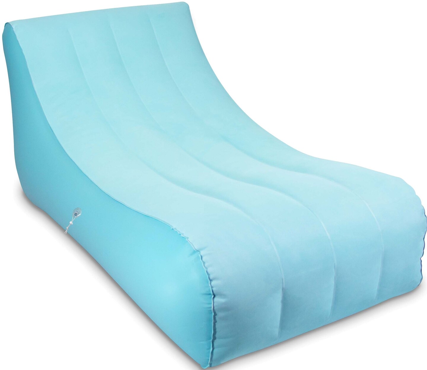 Swimline Cloud Oxford Fabric Inflatable Swimming Pool Chaise Lounger - 52" - Blue