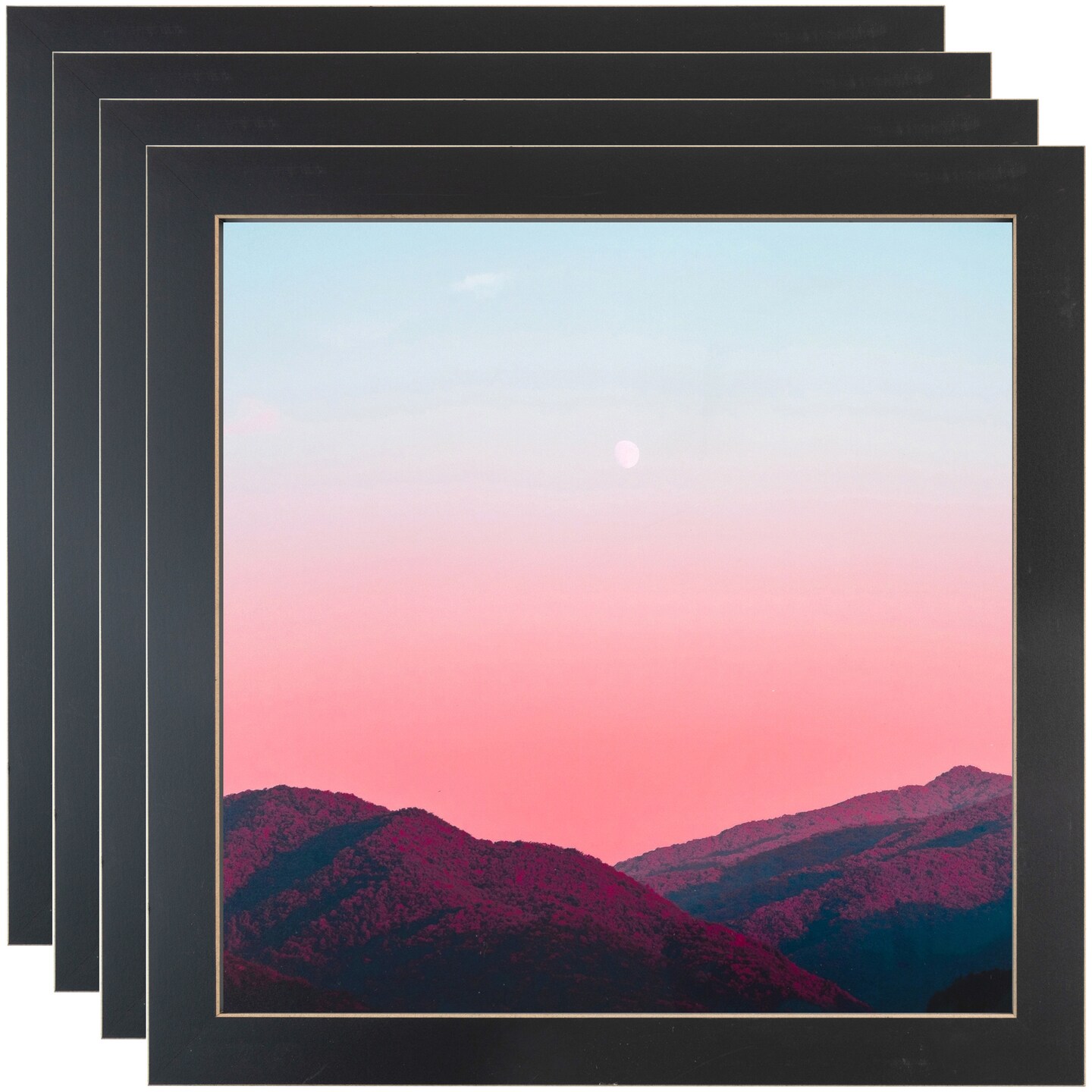 ArtToFrames 5x7 Inch Modern Picture Frame, Multi Pack, Comes with Regular Glass (WOMPack-46-5x7)