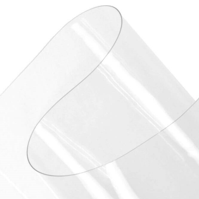 CLEAR VINYL - 16 Gauge, 10 Yds/Roll, 54&#x201D; Width - Transparent, Easy to Cut and Clean, Flexible, Weather &#x26; UV Resistant. Sold by Roll