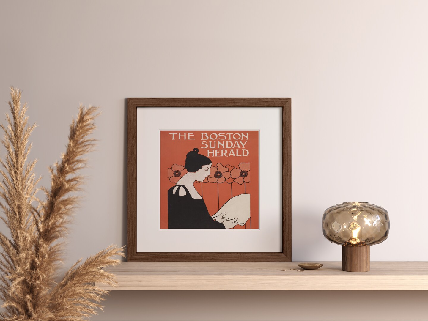 Haus and Hues Oak Wood Picture Frames Matted with Real Glass