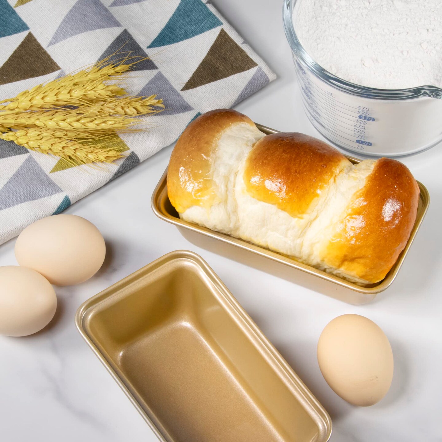 6 Pieces Mini Loaf Pans, Non-Stick Baking Bread Pan, Carbon Steel Bakeware