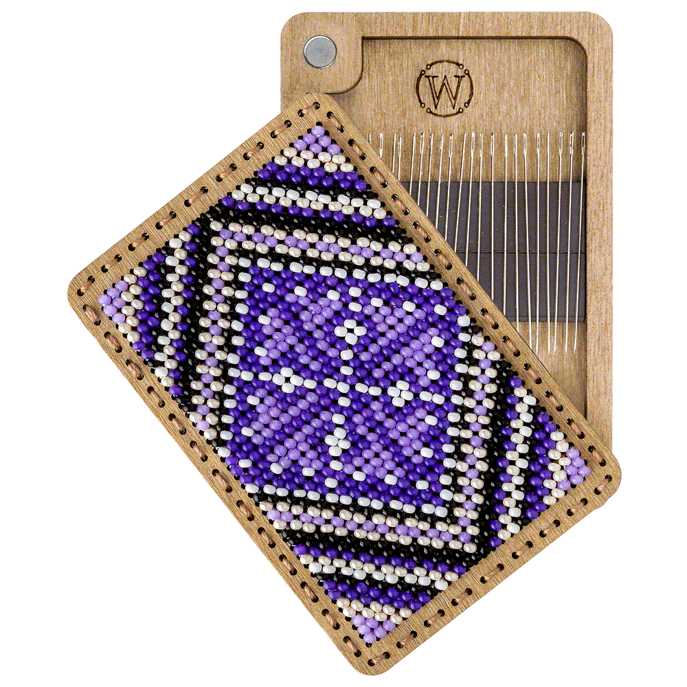Bead Embroidery Kit for creating a needle box