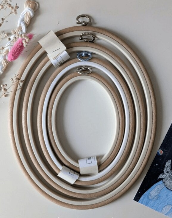 Oval Flexi Hoop Nurge 230-7 Sand