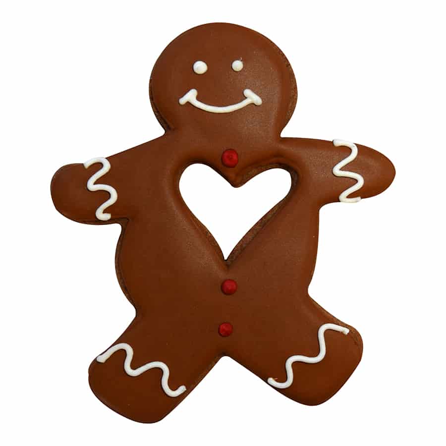 Gingerbread Boy Cookie Cutter (Brown, 5&#x22;)