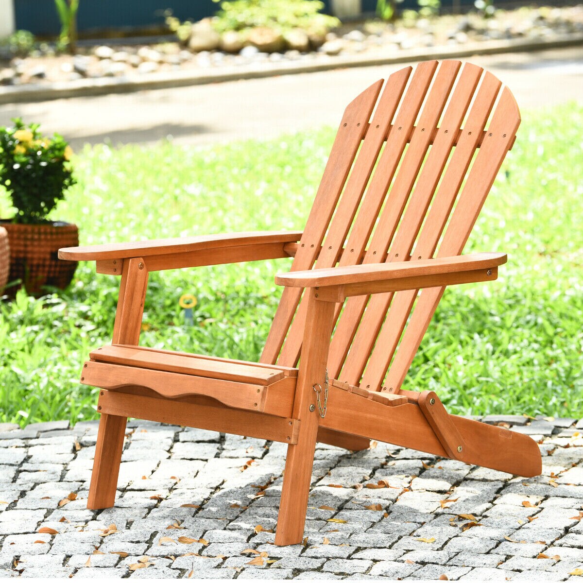 Adirondack chair best sale natural wood