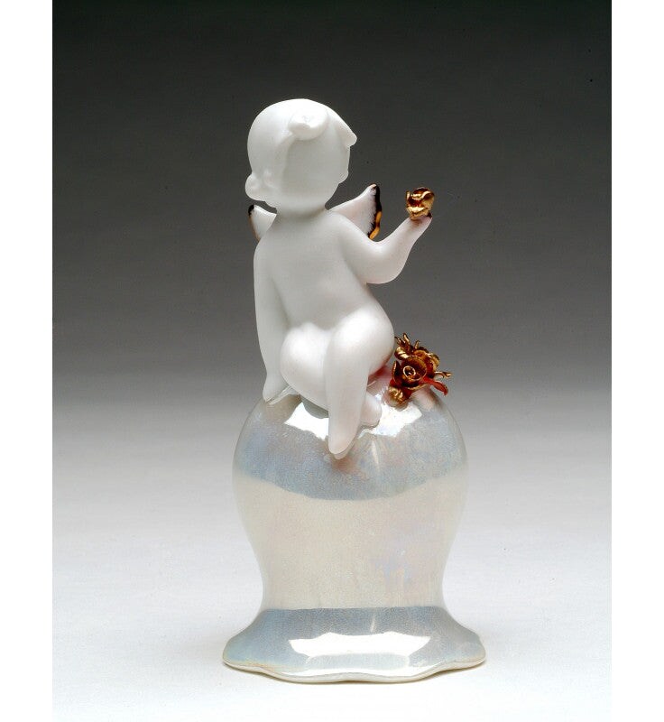 Ceramic Cherub Angel Bell, Home D&#xE9;cor, Religious D&#xE9;cor, Religious Gift, Church D&#xE9;cor, Baptism Gift