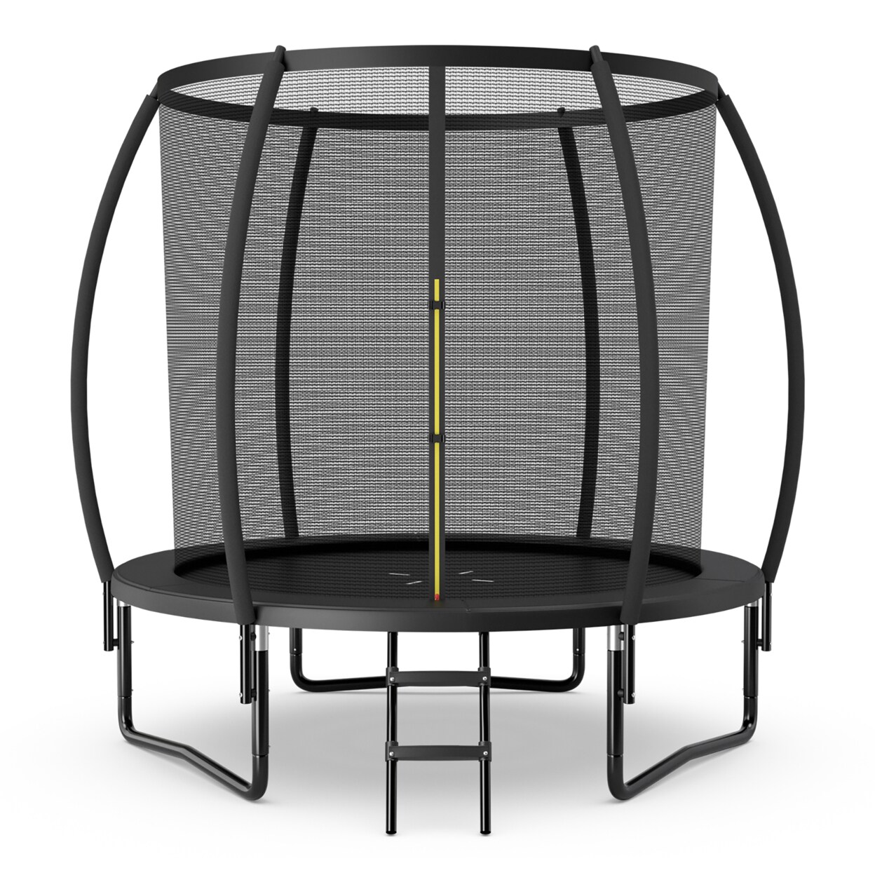 8Ft Recreational Trampoline W/ Ladder Enclosure Net Safety Pad Outdoor