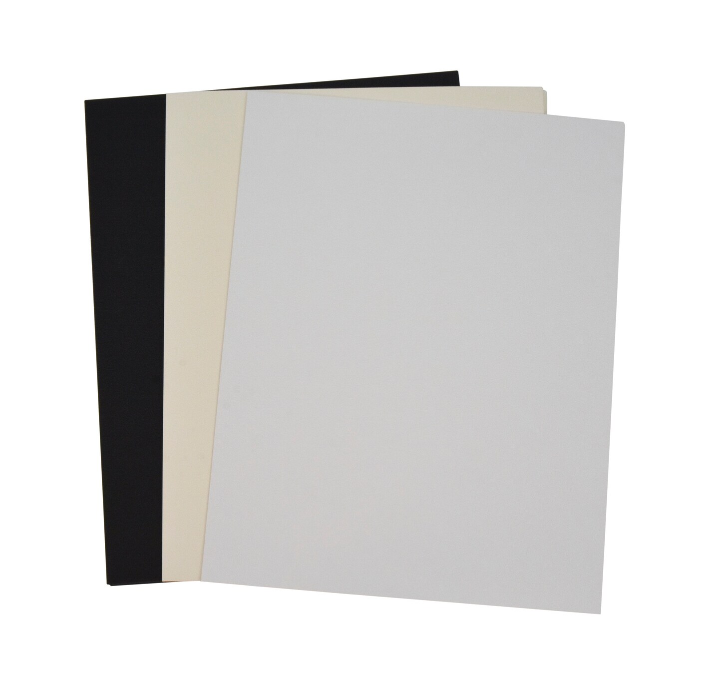 Sax Special Melton Mount Board, 22 x 28 Inches, Black/White, Pack of 20