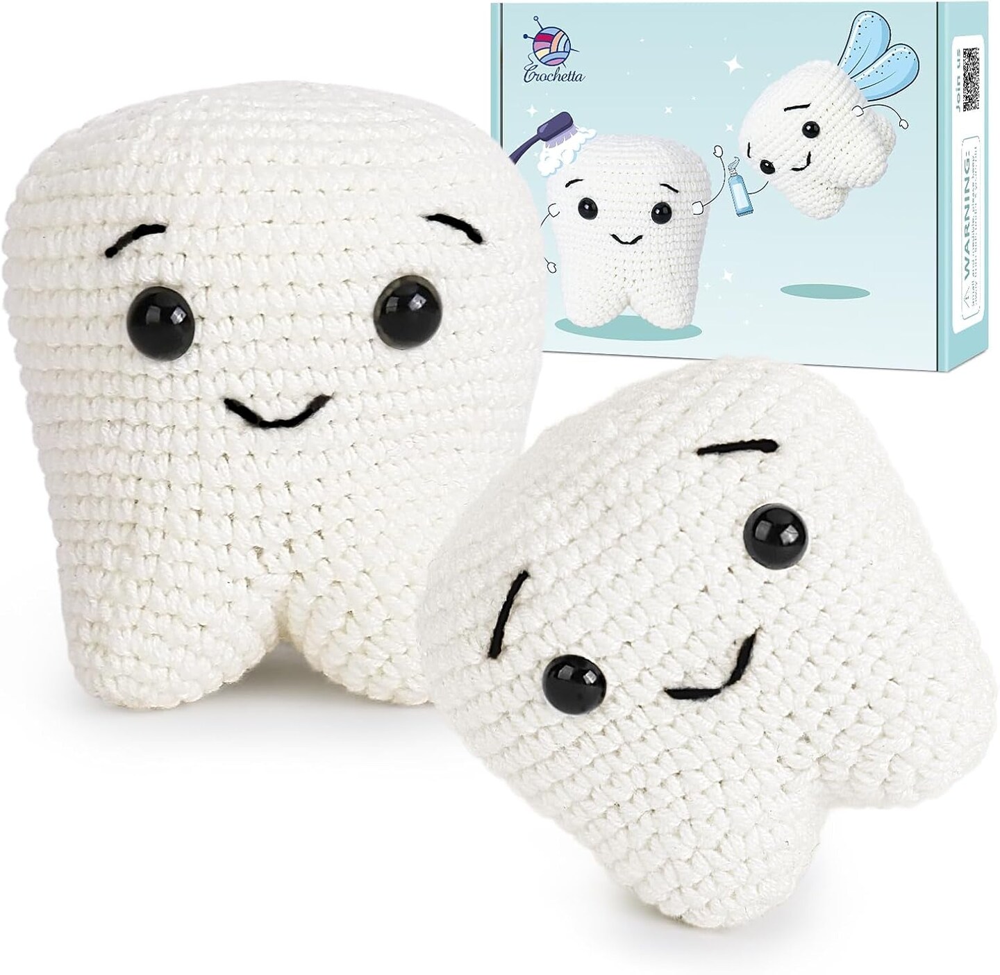 Crochet Kit for Beginners, Crochet Kit StepByStep Video Tutorials, Crochet Starter Kit Learn