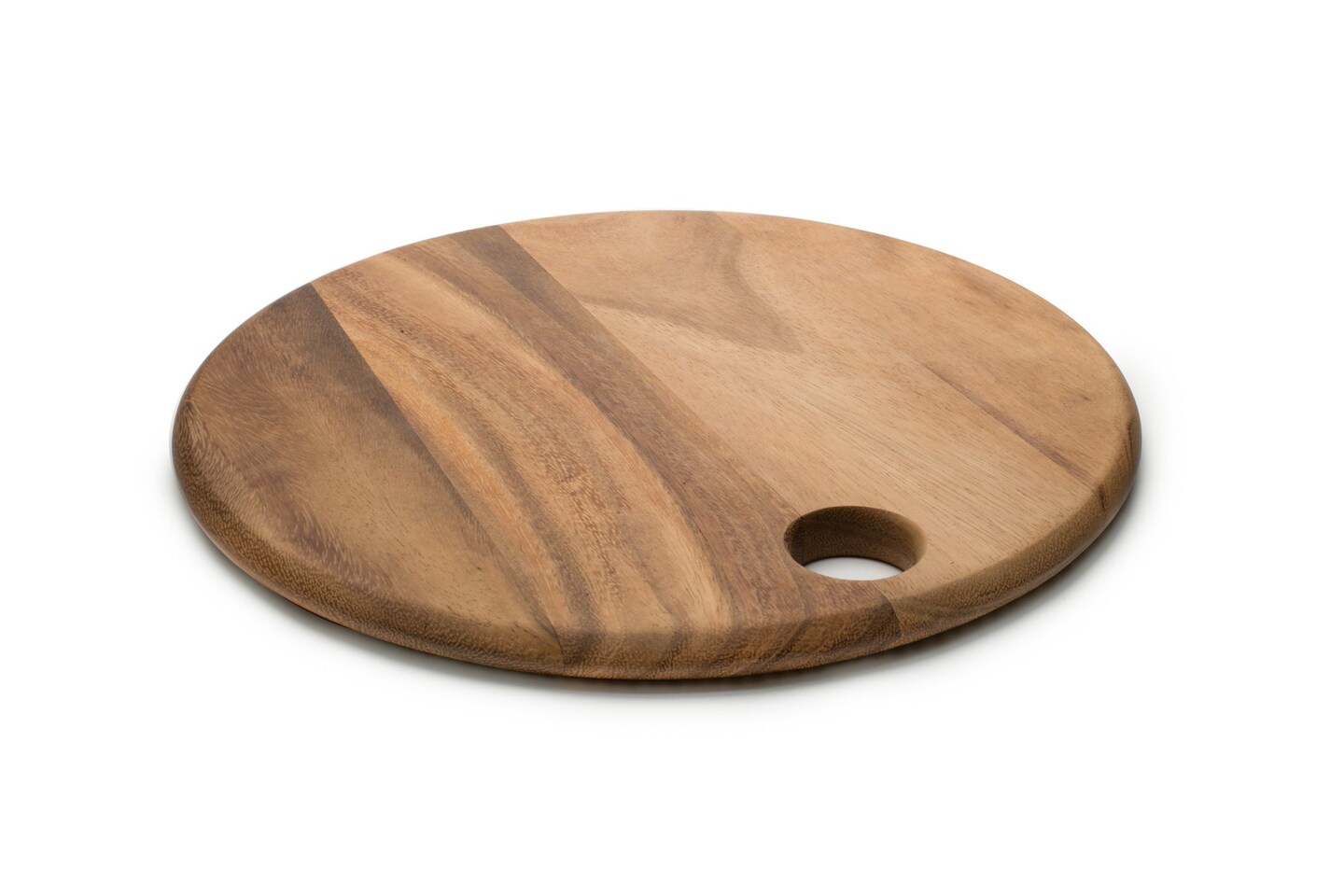 14&#x22; Round x0.75&#x22; Brown Everyday Cutting Board