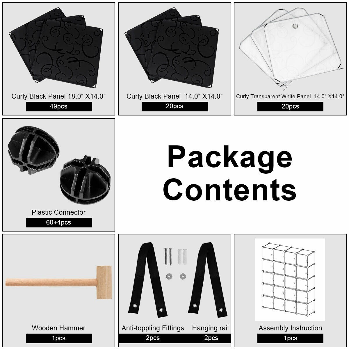20-Cube DIY Cube Storage Organizer Cube Closet Storage Shelves