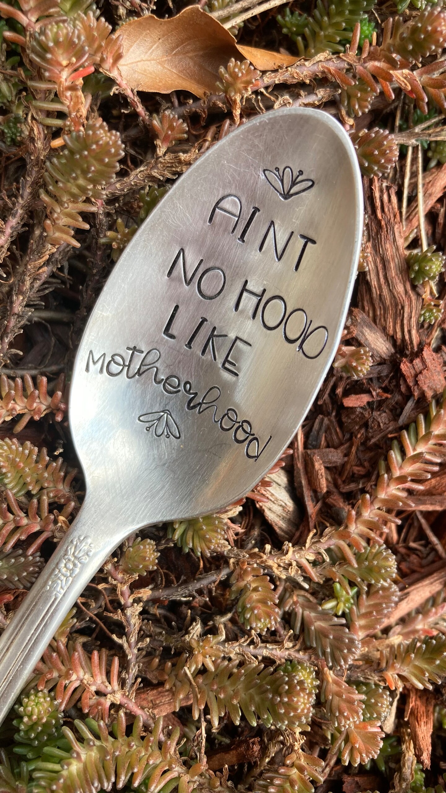 MOTHERHOOD - Stamped Teaspoon - Gift for Mom - Mothers Day 304098172461645824