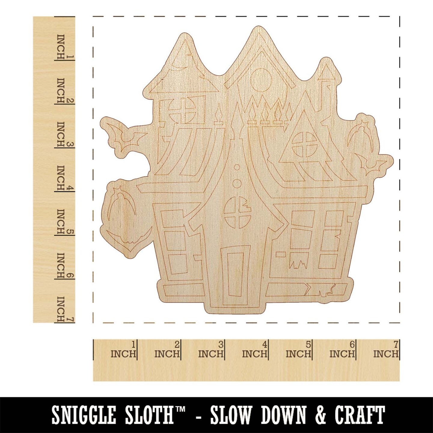 Wooden House Craft Shapes