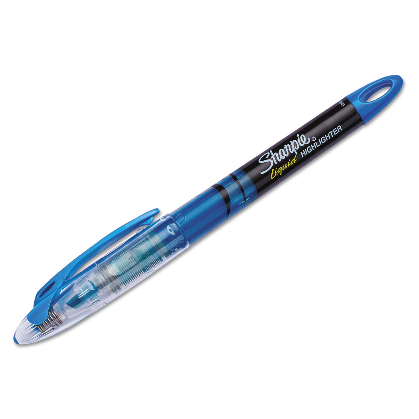 Sharpie Liquid Pen Style Highlighters Chisel Tip Fluorescent Blue Dozen