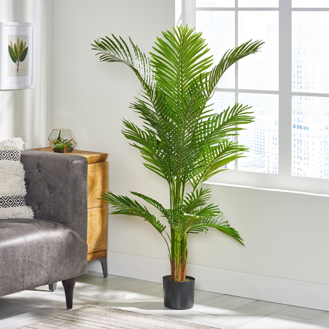 Gdfstudio malheur artificial tabletop palm tree green michaels