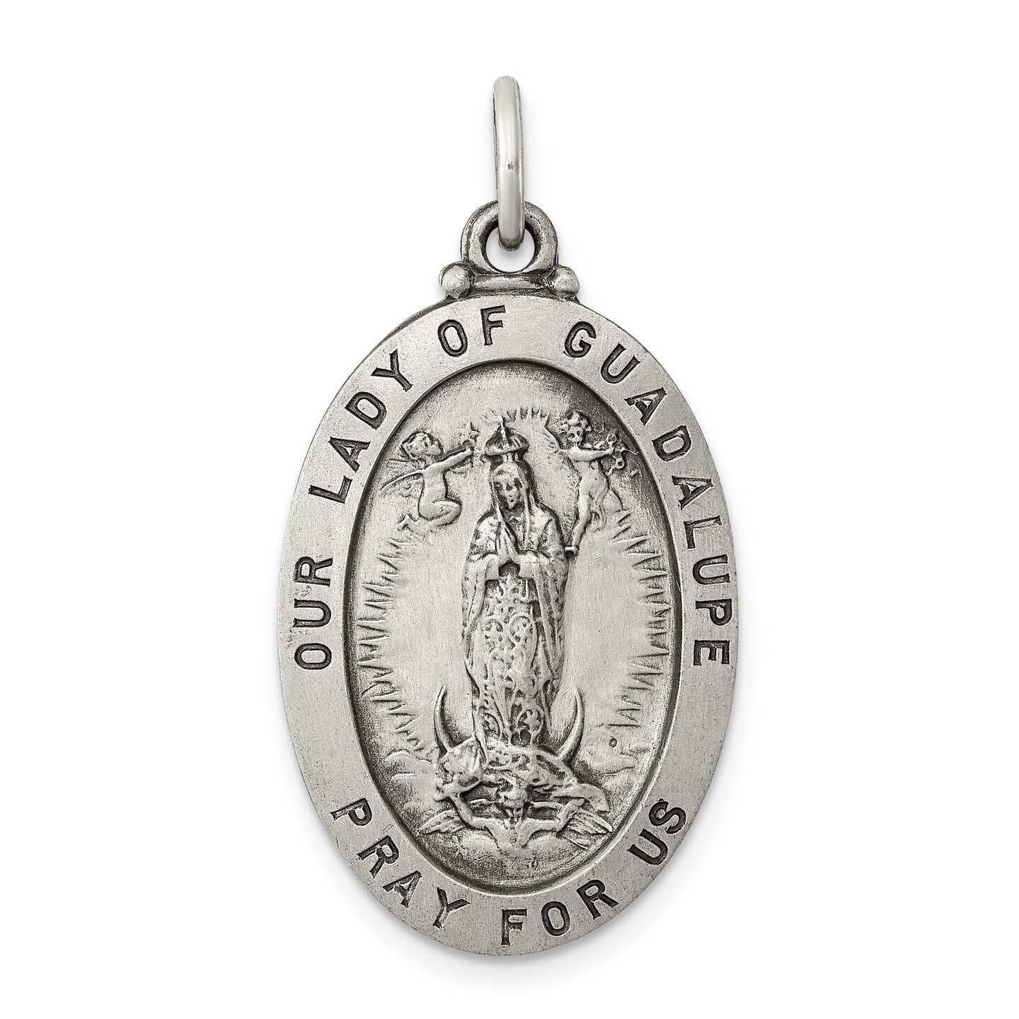 Sterling Silver Our Lady of Guadalupe Medal