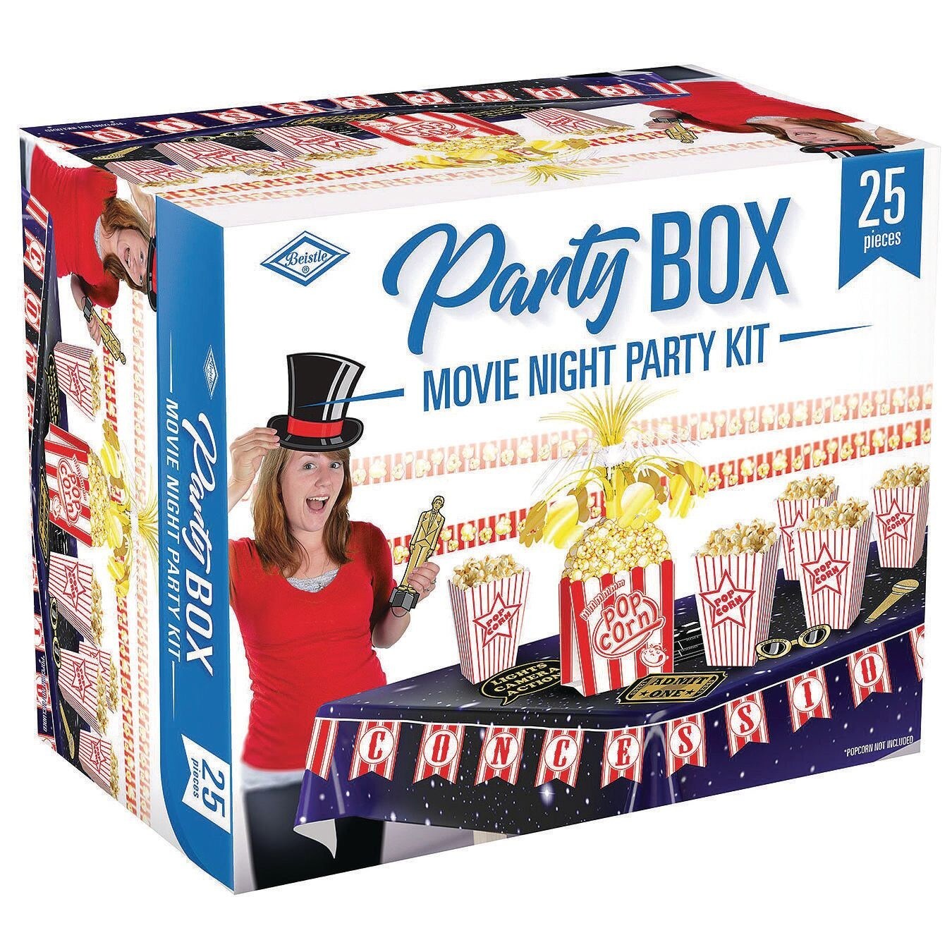 Party Box &#x2122; Movie Night Party Kit (Pack of 25)