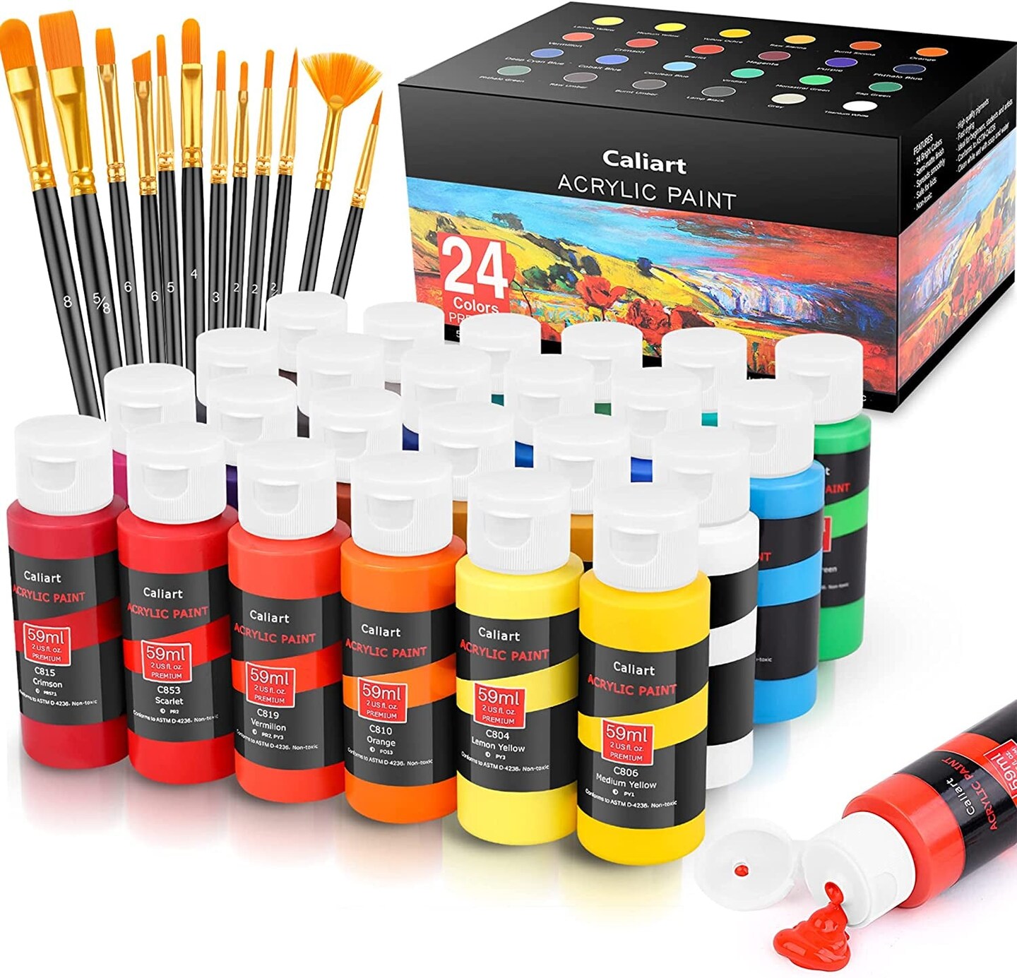 Paints for Canvases Acrylic Paint Set Upgrade Painting Supplies