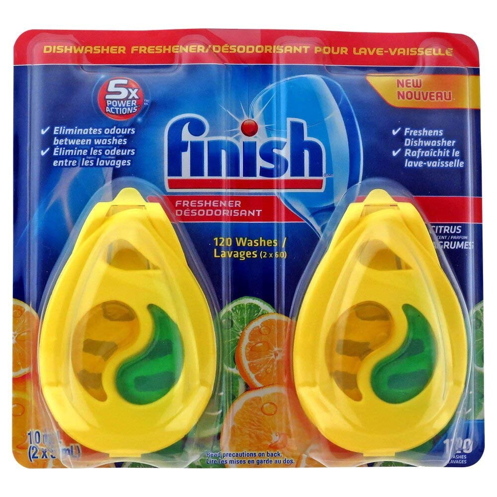 Finish   Twin Citrus Machine Freshener (Pack of 3)