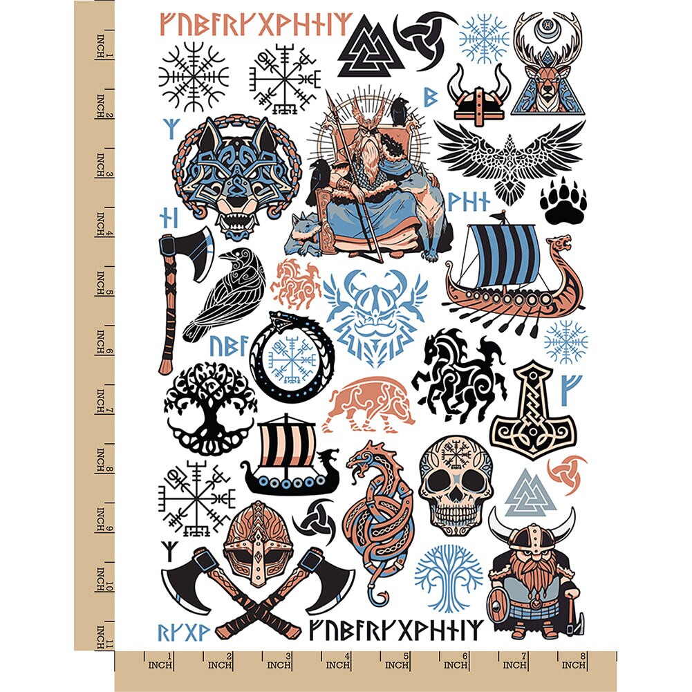 Yggdrasil Tribal Tattoo Design Instant Digital L Download Norse Mythology  Scandinavic - Etsy