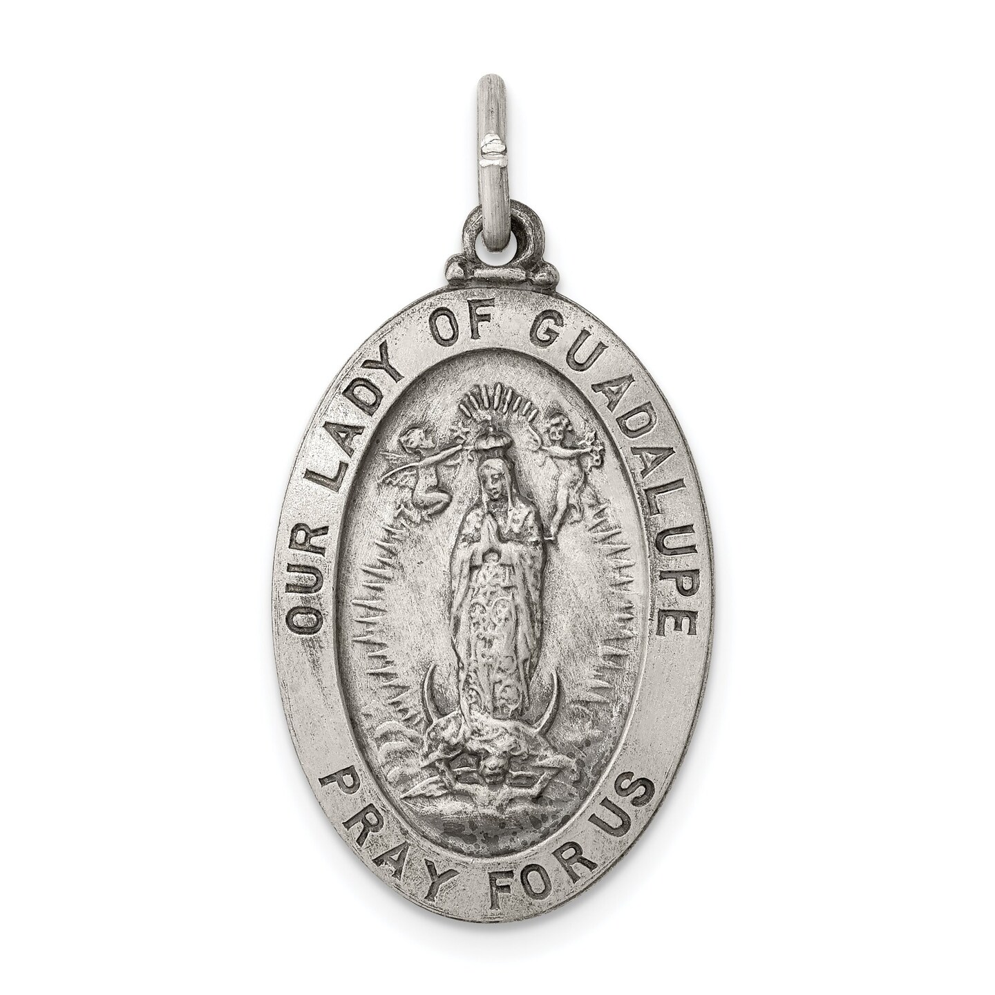 Sterling Silver Our Lady of Guadalupe Medal