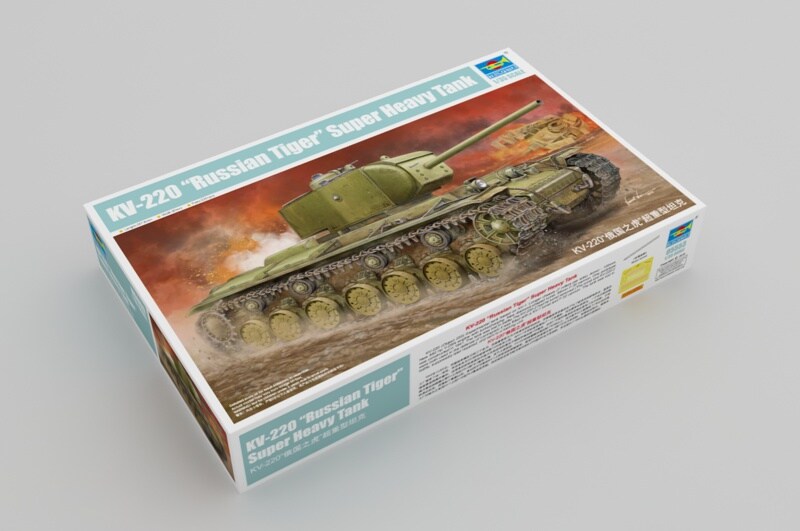 Trumpeter  1/35 KV-220 RUSSIAN TIGERSUPER HVY TANK 1/35 Plastic Model