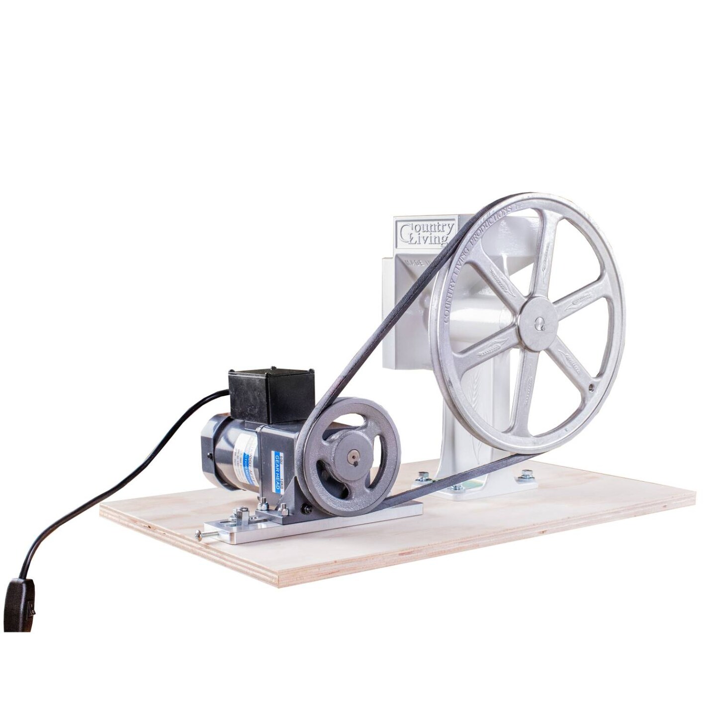 Country Living Grain Mill Motorization Kit, Turn Your Hand Mill into Motor-Driven Grinder
