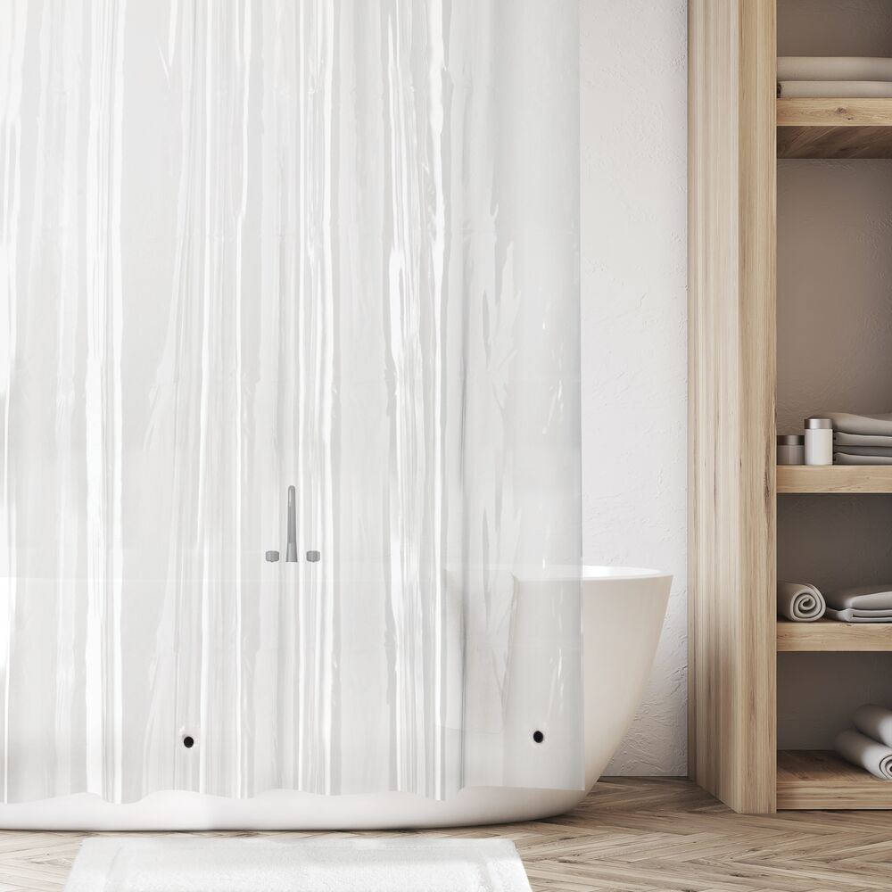 mDesign Premium Waterproof Vinyl Shower Curtain Liner