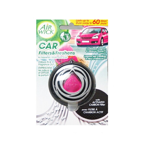 Air Wick Car Air Freshener Caribbean Lagoon And Hibiscus Flower Scent (3ml)