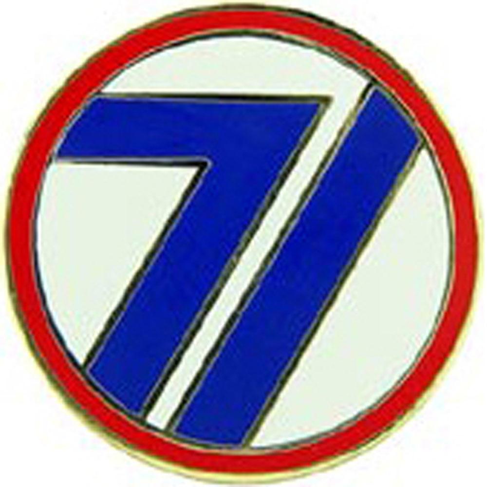 U.S. Army 71st Infantry Division Pin 1&#x22;