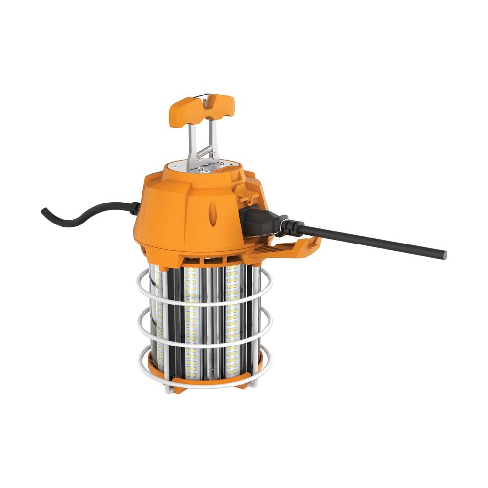 Satco 100w LED Hi-Lumen temporary Hi-Bay Caged lamp 5000K 120v