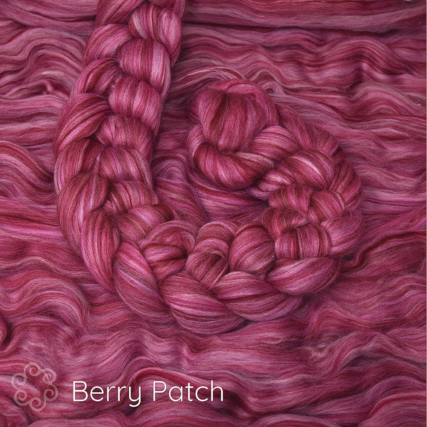 100% Superfine Merino Fiber: Winner's Circle. Soft Combed Top Roving Color Blend for Spinning, Felting, Weaving