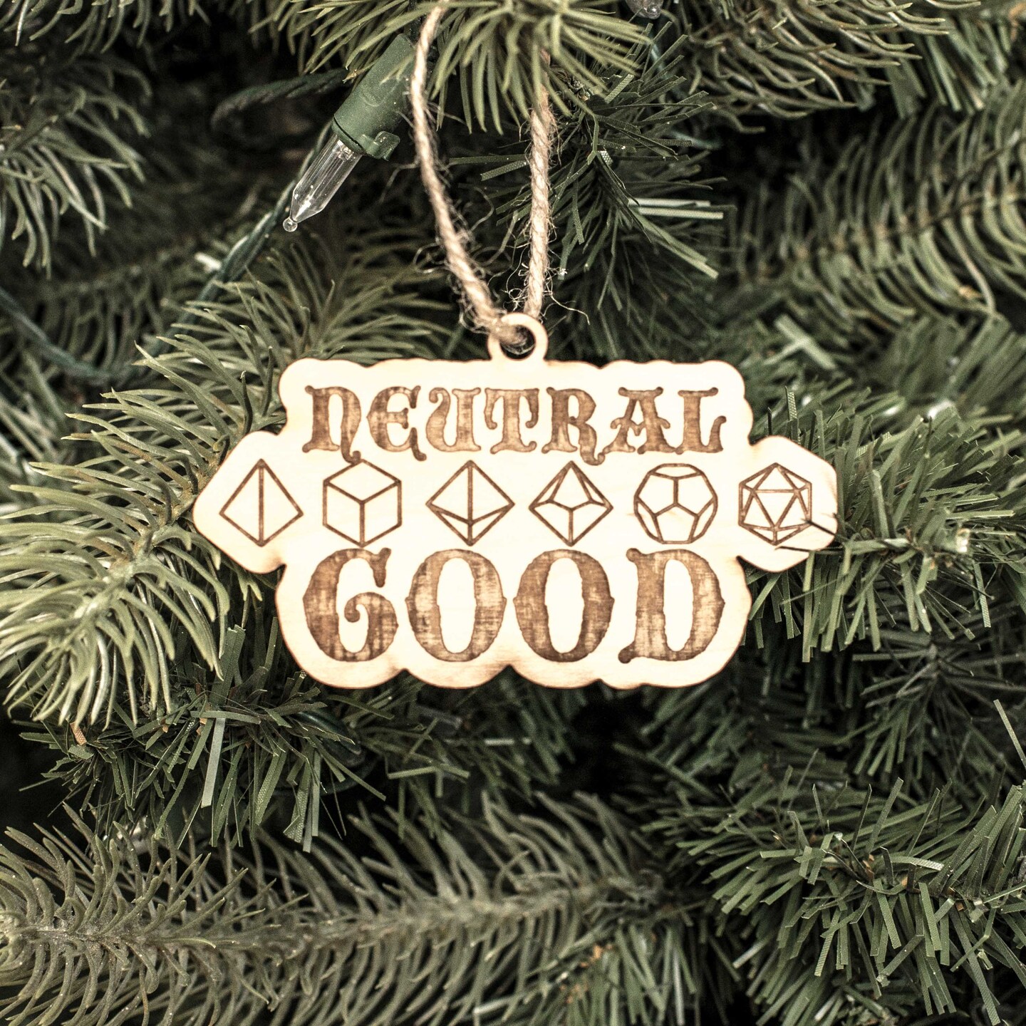 Ornament - Know Your Role - Alignment - Set of 9 - Raw Wood 2x4in
