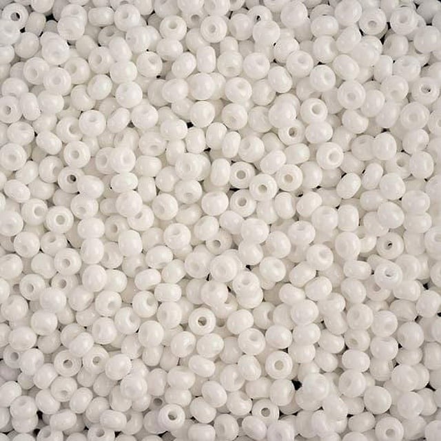 John Bead 6/0 Opaque Czech Glass Seed Beads, 500g