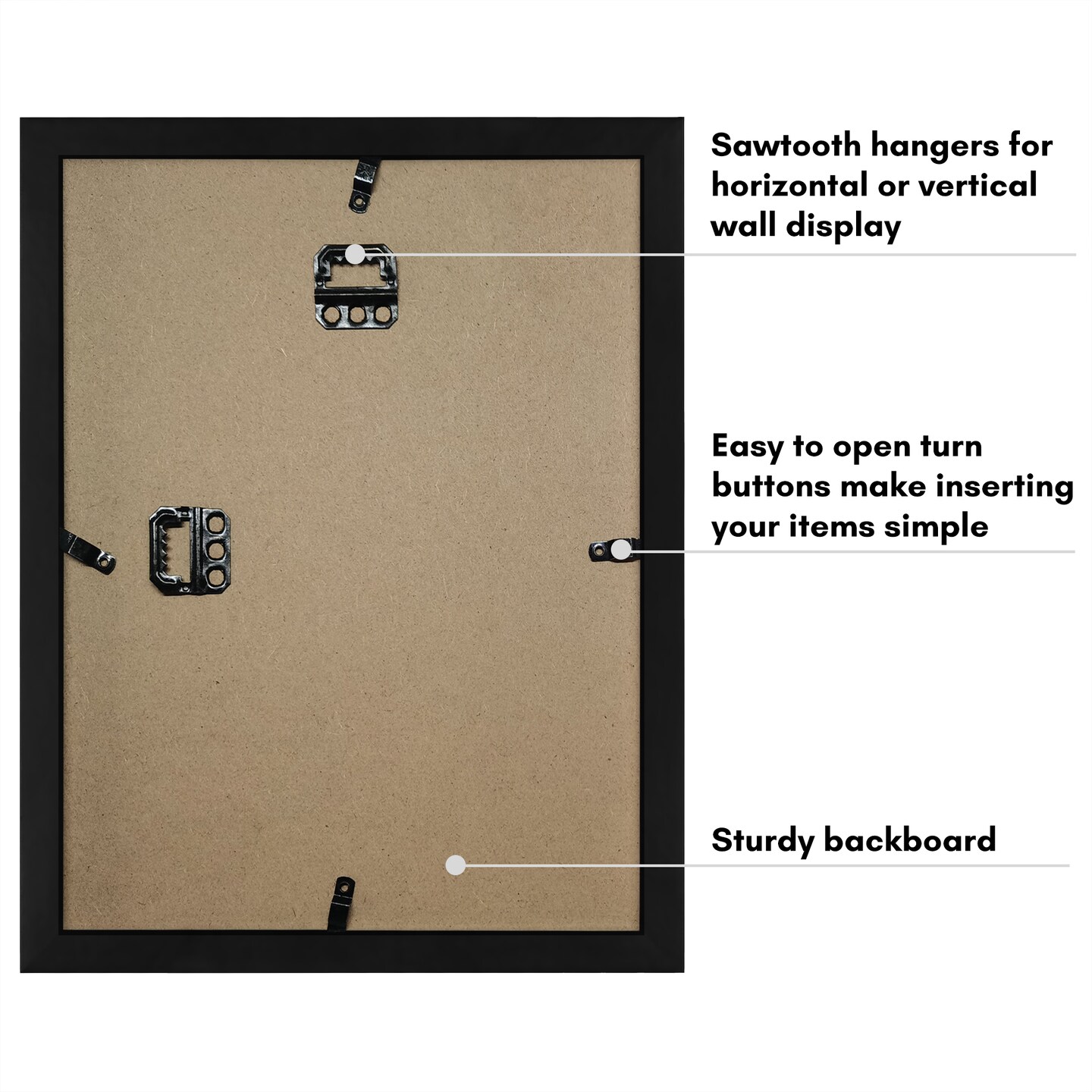 Americanflat Shadow Box Frame - 1.5 Interior Depth for Memorabilia - Display Case for Showcasing Souvenirs, Awards, and Medals - Shatter Resistant Glass - Hanging Hardware