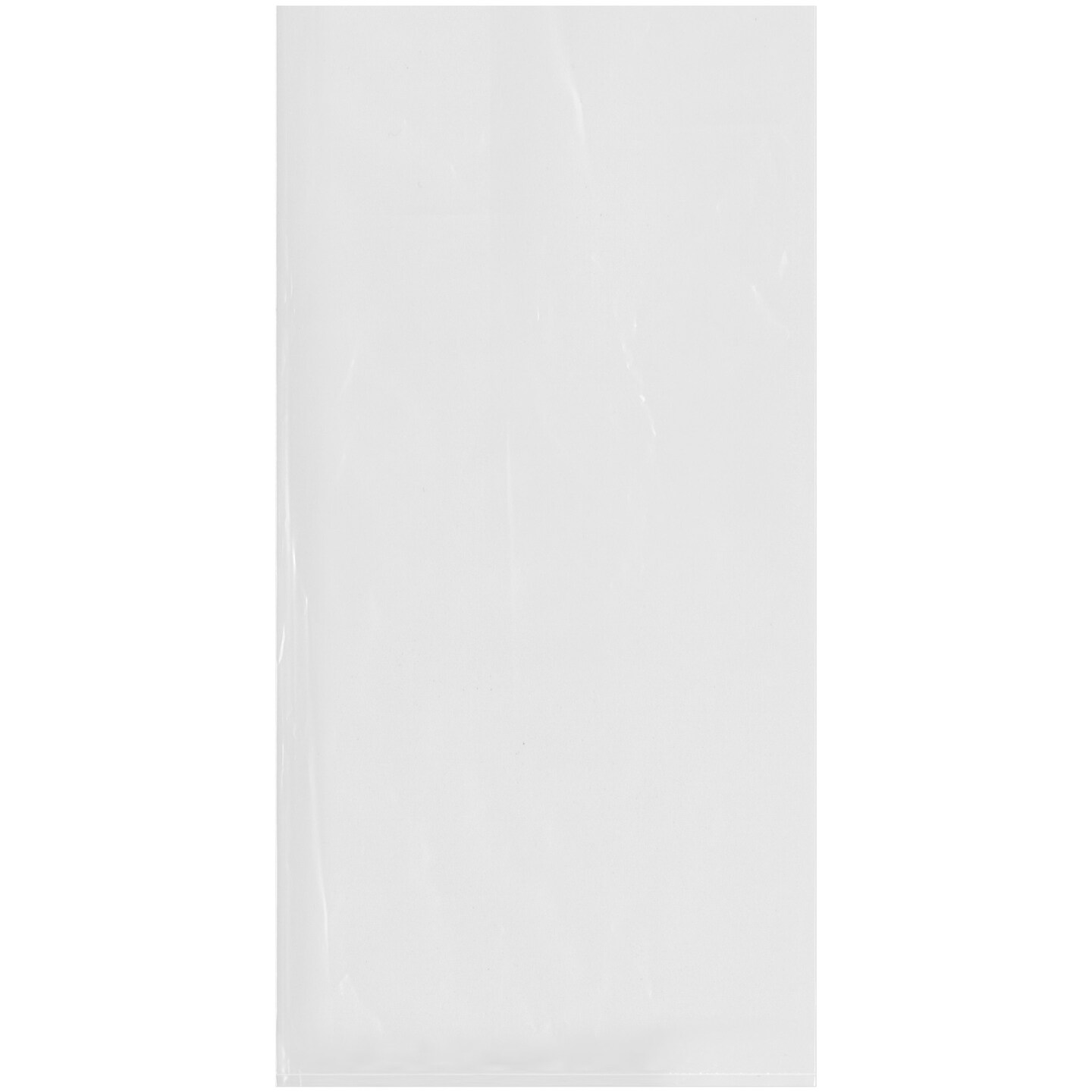 Plymor 10&#x22; x 20&#x22;, 1.25 Mil Flat Open Clear Plastic Poly Bags