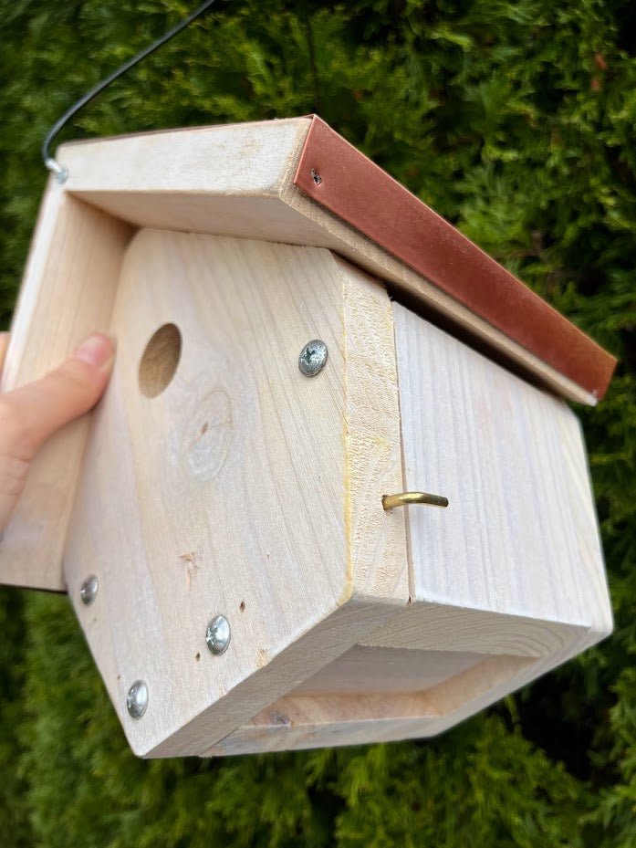 Copper Roof Birdhouse