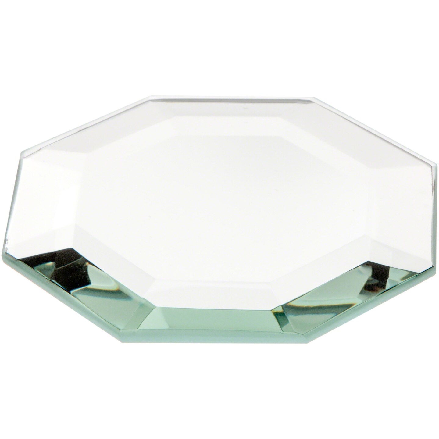 Plymor Octagon 5mm Beveled Glass Mirror, 3 inch x 3 inch