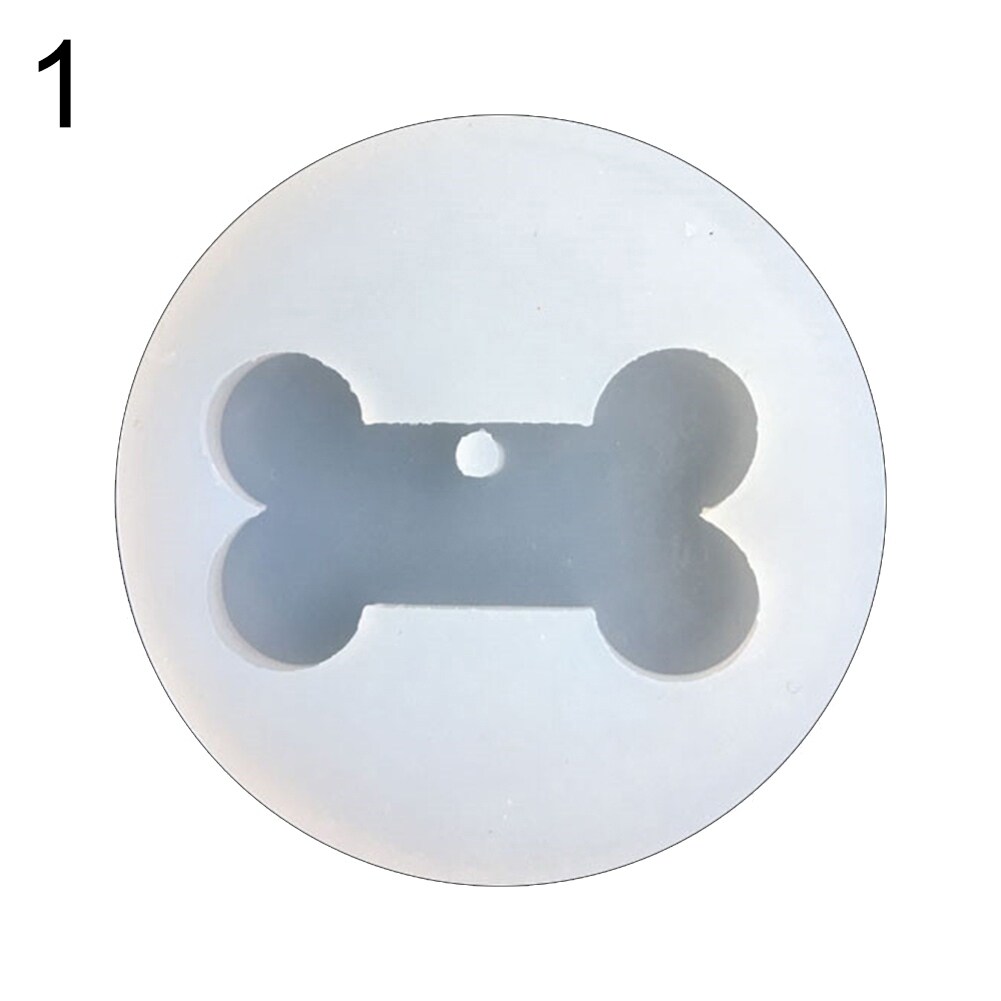 Generic Bone Shape Silicone Mold DIY Dog Tag Pendant Handmade Craft Jewelry Making Tools
