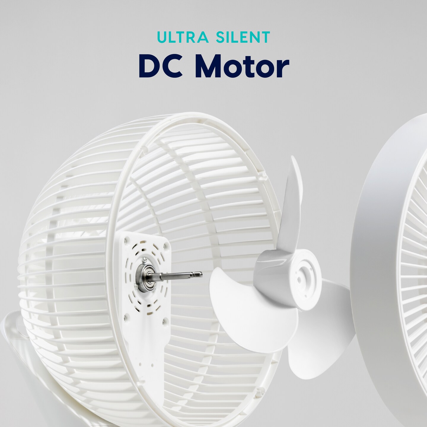 IRIS USA WOOZOO Pedestal Standing Oscillating Vortex Fan with Remote and Timer Function, Height Adjustable, Speed Settings, Air Circulator, White