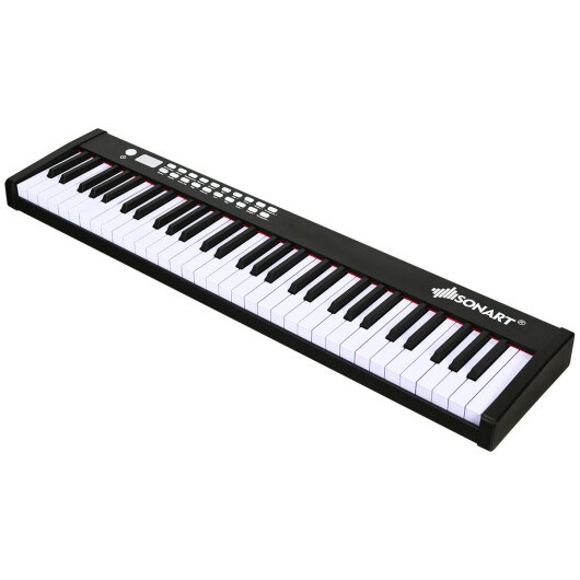 BX-II 61 Key Digital Piano Touch sensitive with MP3