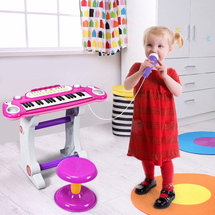 37 Key Electronic Keyboard Kids Toy Piano with a Training Function