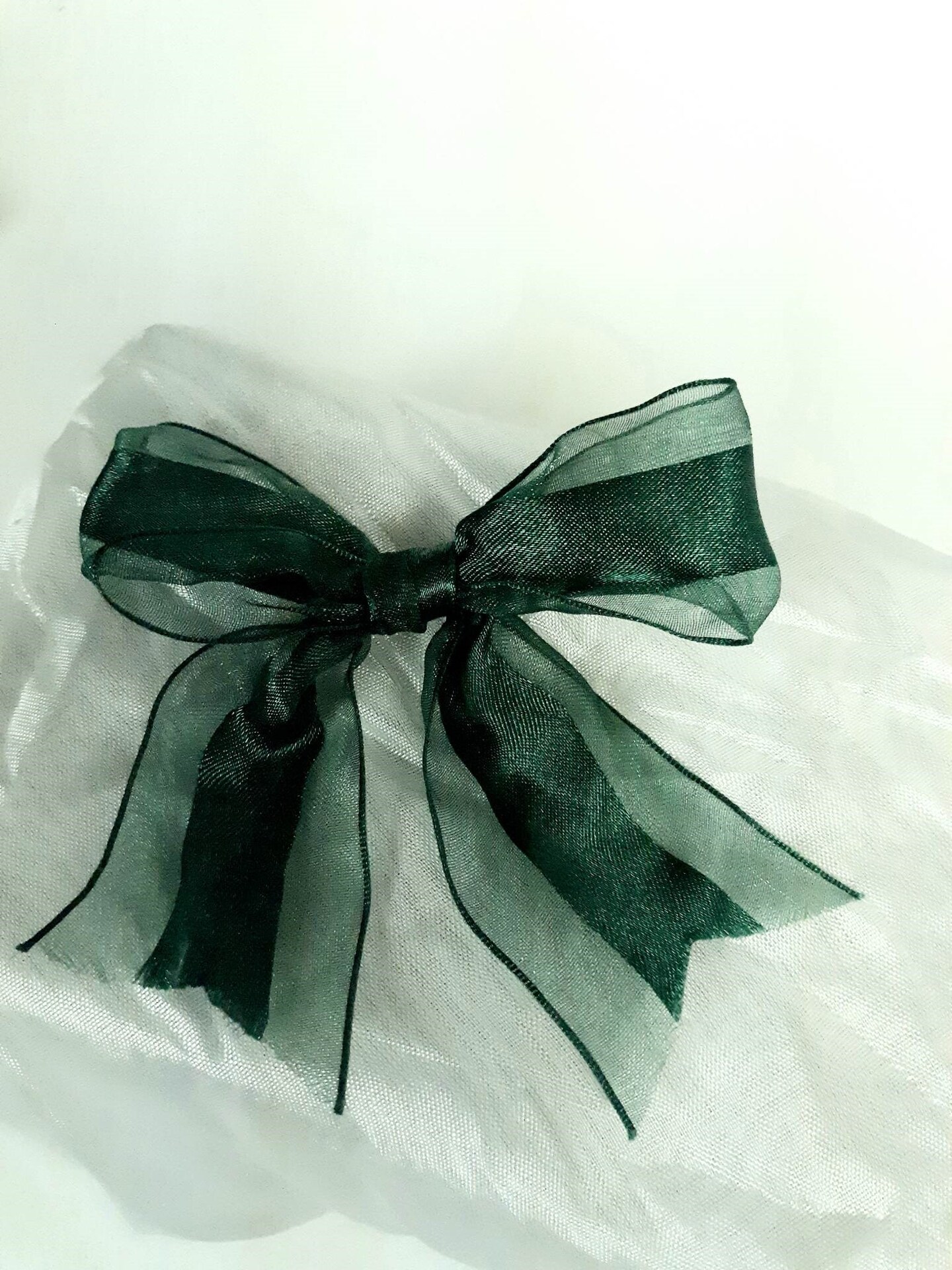 48Ct Hunter Green 3.5&#x22; Premade Bows With Twist Tie, Wedding, Shower, Party Favor