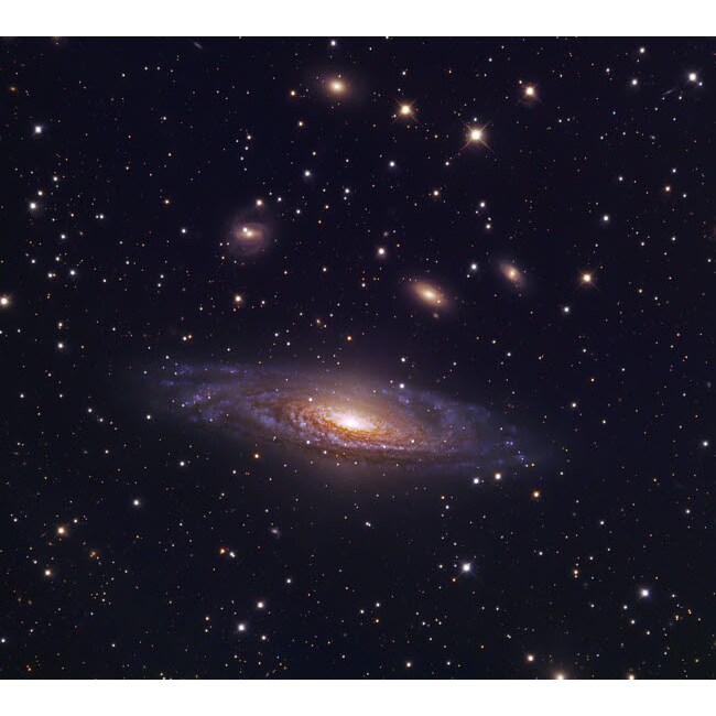 Posterazzi NGC 7331  Spiral Galaxy in Pegasus Poster Print by Robert Gendler/Stocktrek Images
