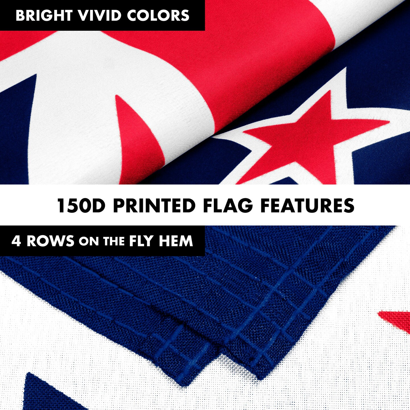 G128 Combo Pack: 6 Feet Tangle Free Spinning Flagpole (White) New Zealand New Zealander Flag 3x5 ft Printed 150D Brass Grommets (Flag Included) Aluminum Flag Pole