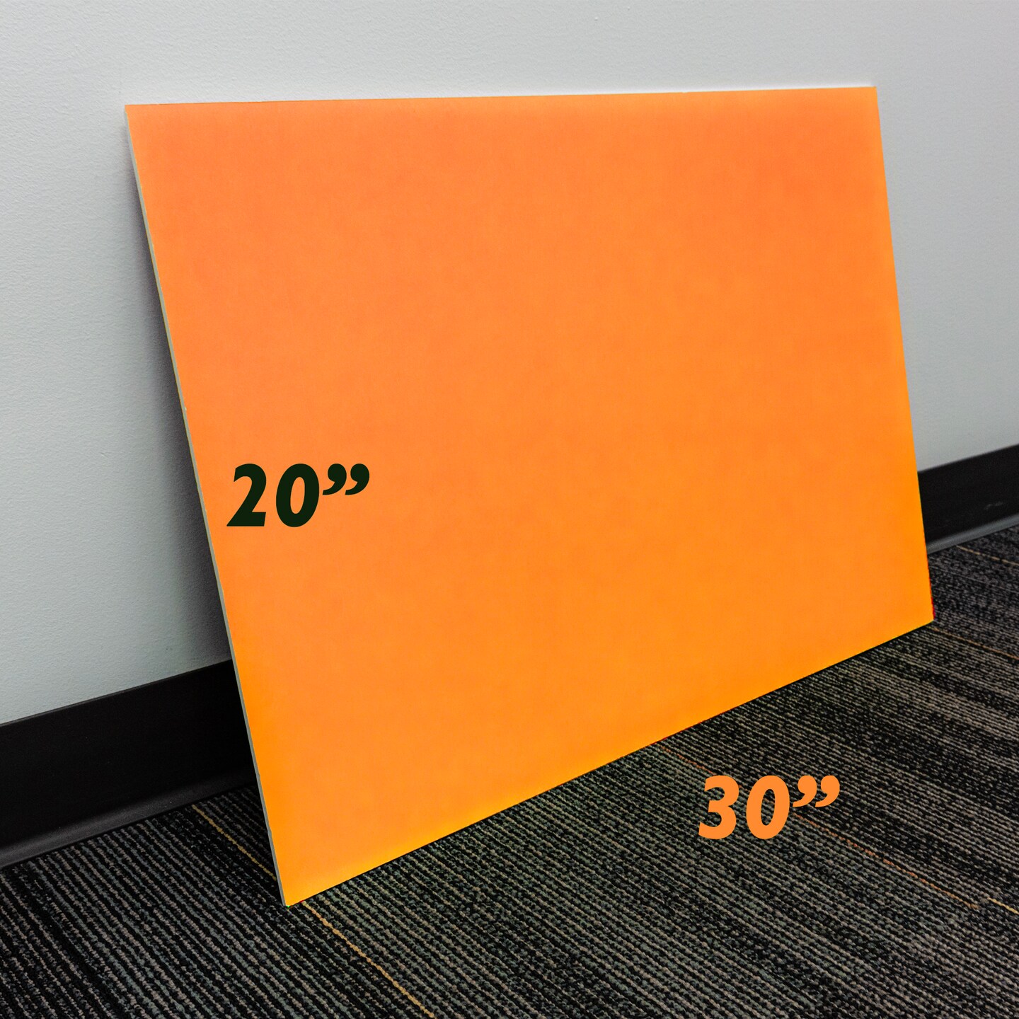 BAZIC 20&#x22; X 30&#x22; Fluorescent Orange Foam Board