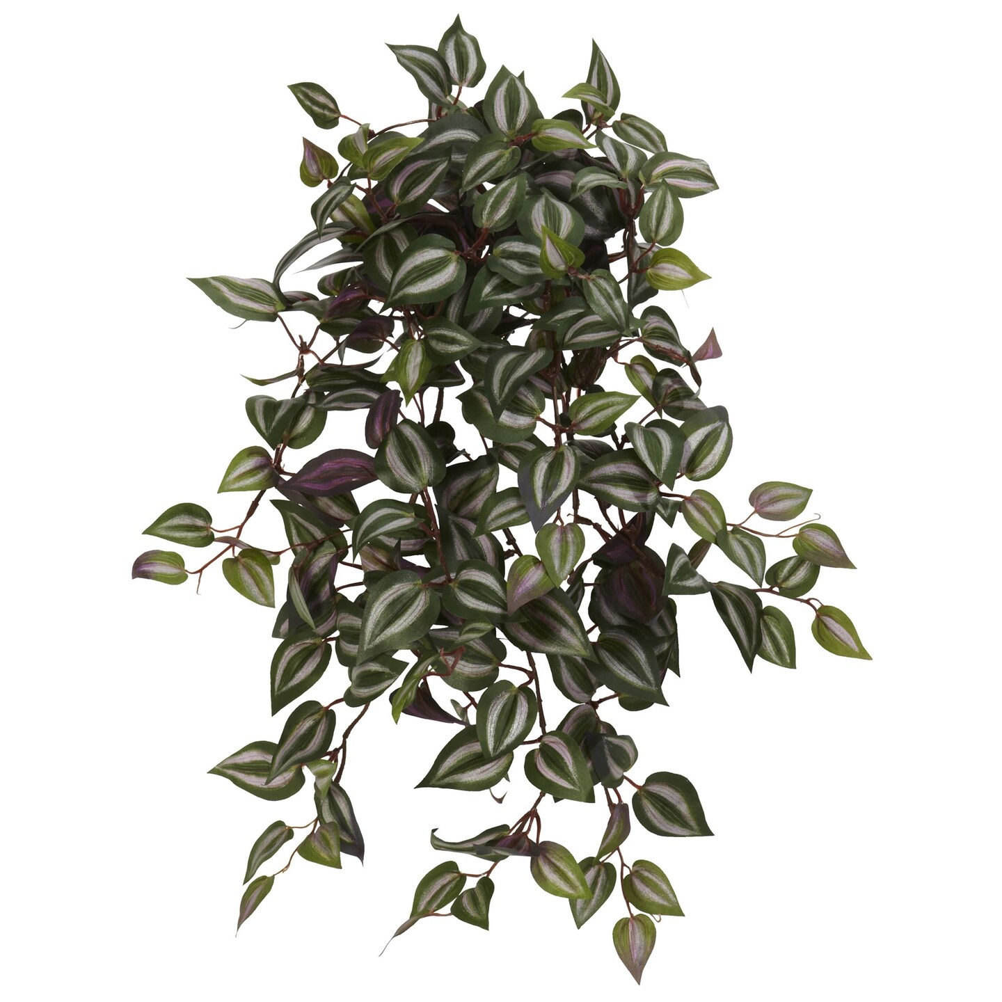 Nearly Natural Set of 4 Artificial Hanging Tradescantia Zebrina Plant 23"