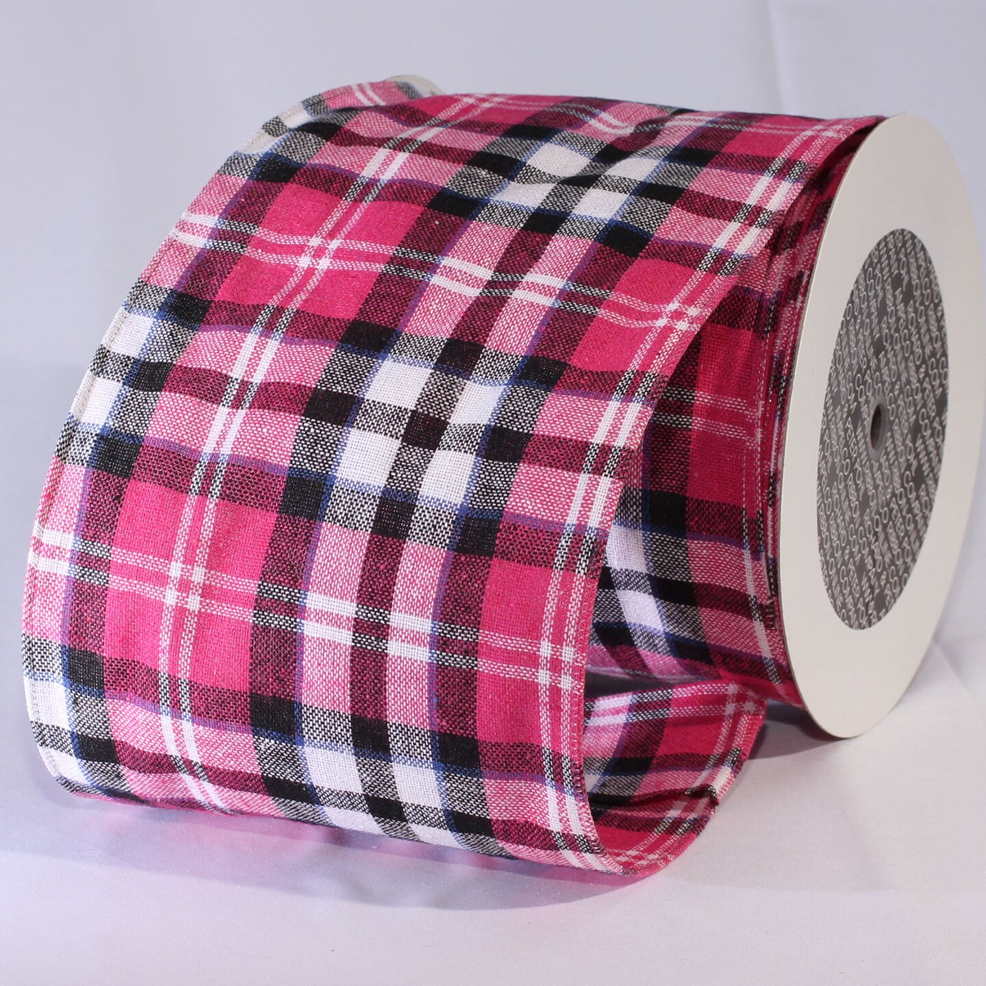 Ribbon Gingham Pink 5 Yards 1 width