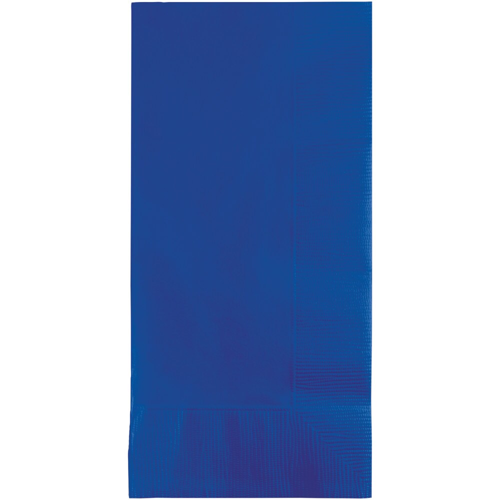 Party Central 2-Ply Disposable Party Dinner Napkins - 8" - Cobalt Blue - Club Pack of 600